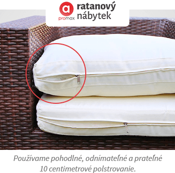 Používame pohodlné, odnímateľné a prateľné 10 centimetrové polstrovanie.